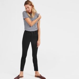 Everlane high rise skinny black ankle